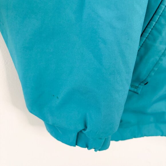 Vintage Woolrich Teal Windbreaker Jacket – No Size Tag – Measurements Included - Picture 8 of 9